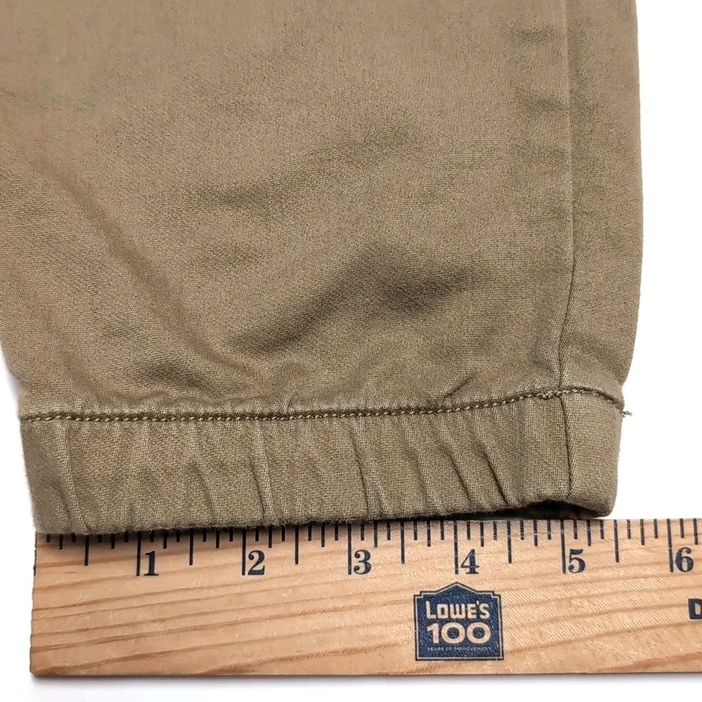 Banana Republic Travel Jogger Pant Mens Size M Xtra Short Workwear Khaki Pull On